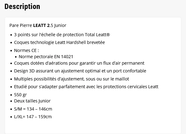 Screenshot 2024-10-14 at 08-50-31 Pare Pierre Leatt 2.5 Junior Orange Black Motodiffusion.com.webp