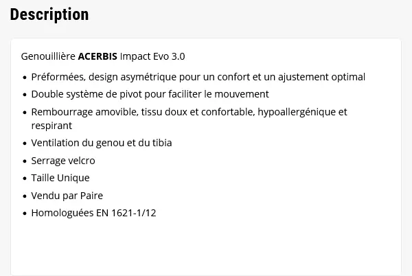 Screenshot 2024-10-14 at 09-18-09 Genouilleres ACERBIS Evo 3.0 Black Red Enfant Motodiffusion.com.webp