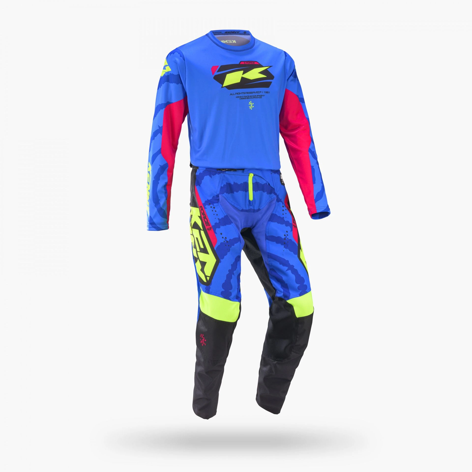 Tenue KENNY Race Spiral Blue 2027 (28US/36FR, S)