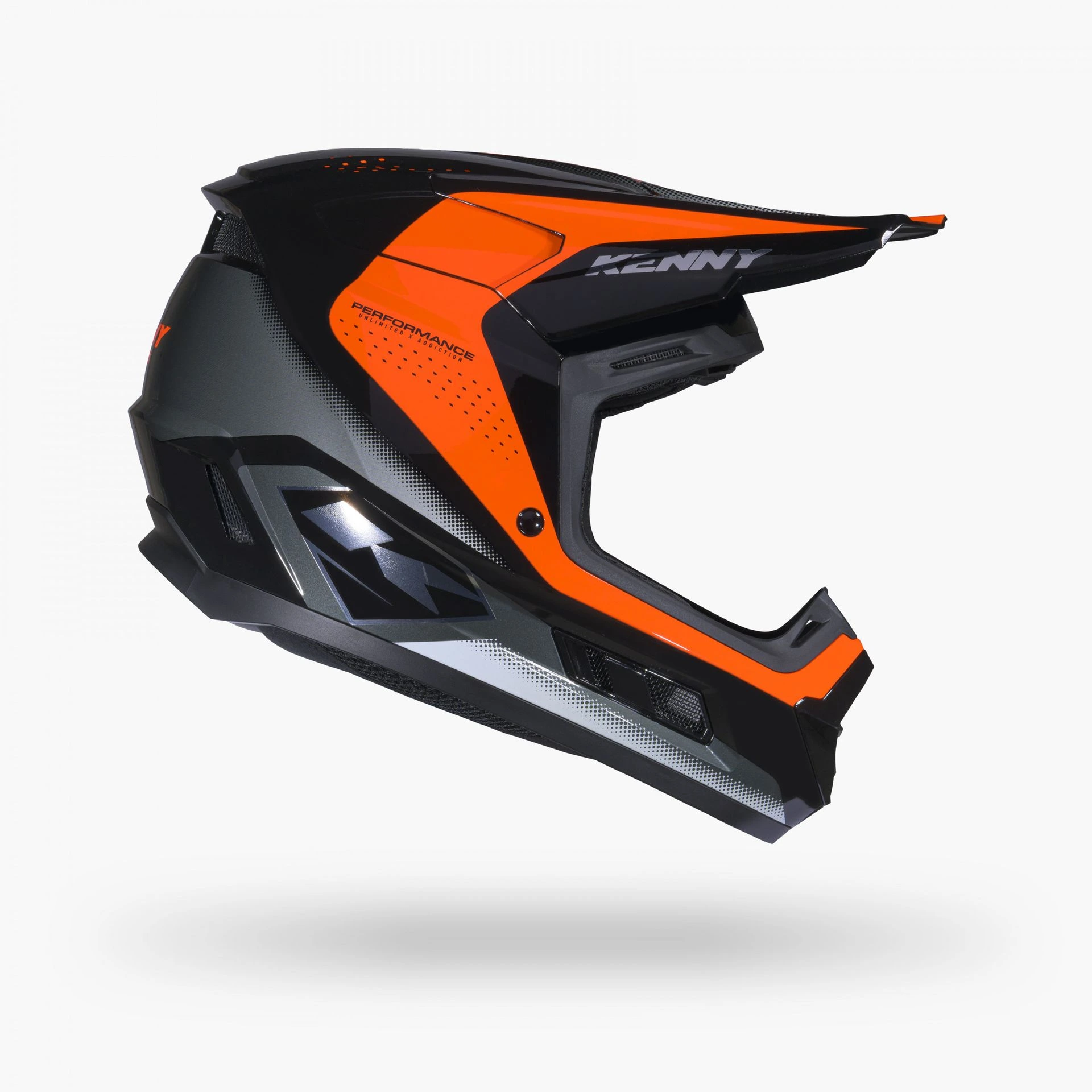 Casque KENNY Performance Graphic Racing Orange 2027 (XS)