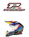 Casque PROGRIP KID Orange/Bleu Clair