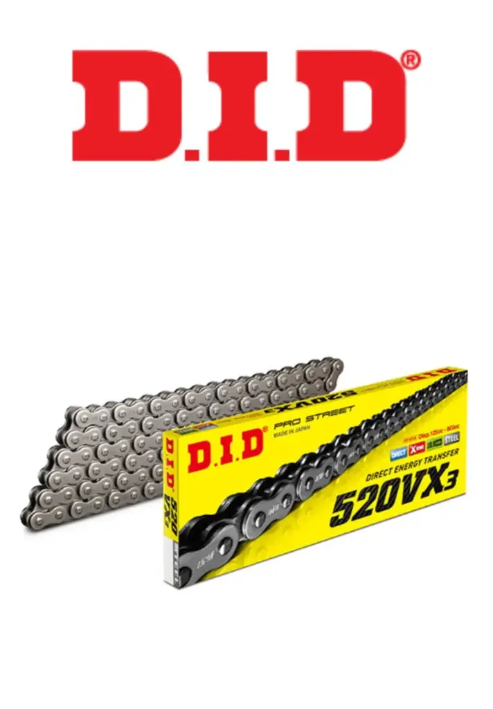 Chaîne DID VX3 520 Or et Noir