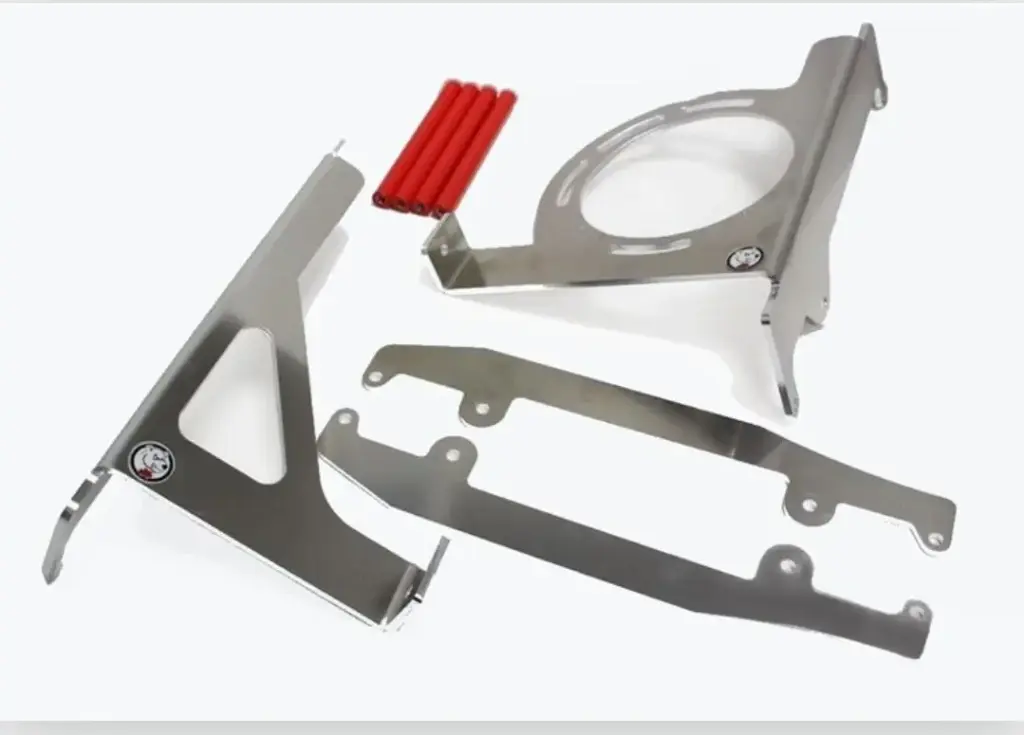 Protections Radiateurs AXP BETA 125/200/250/300RR Rouge (BETA 125RR, 2020)