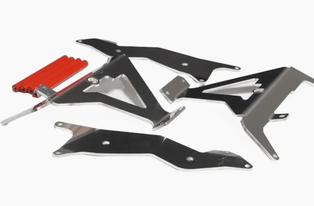 Protections Radiateurs AXP HONDA CRF250R/CRF450R Rouge (CRF250 R, 2021)