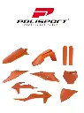 Kit Plastique POLISPORT KTM Orange /Orange -Noir-Blanc
