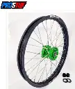 Roue complète avant FUSION EXCEL/PROSTUF KAWASAKI 21x1.60 Noir/Vert