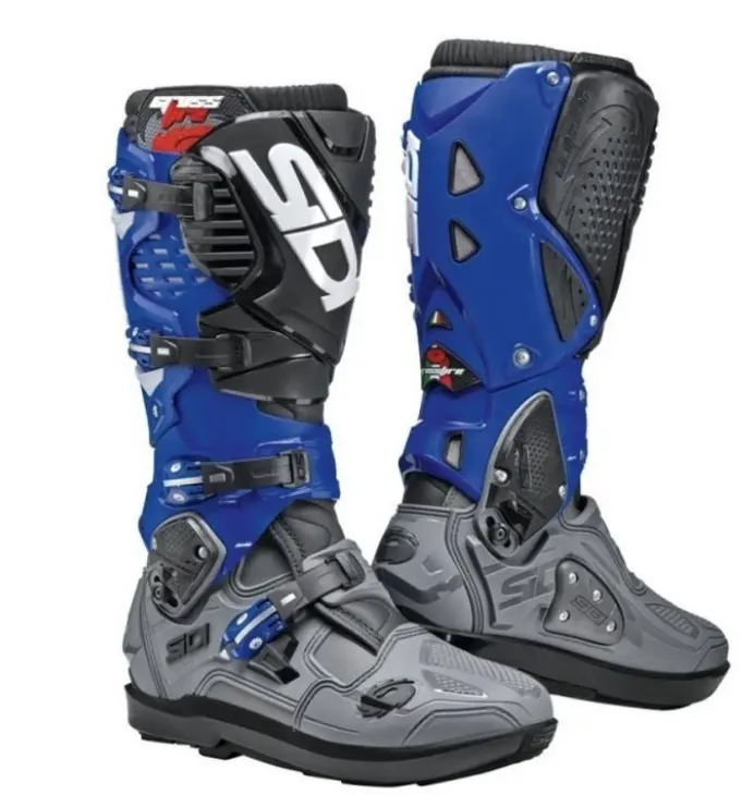Bottes SIDI CROSSFIRE 3 SRS Gris/Bleu/Noir
