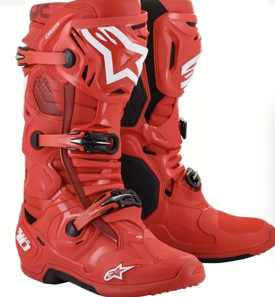 Bottes ALPINESTARS Tech10 Rouge