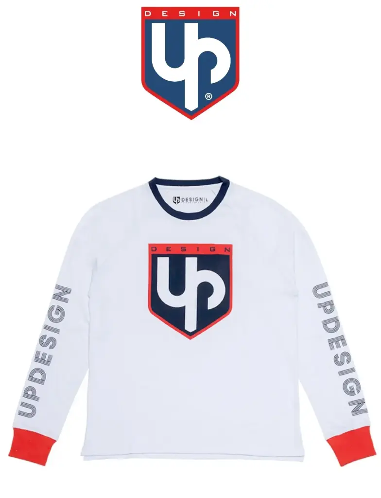 Tee-Shirt Up Design ML Blanc