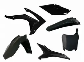 Kit Plastique RTECH HONDA Noir 250/450 CRF 2013-2017