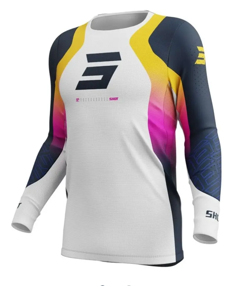 Maillot SHOT AEROLITE Ultra Blue/Orange/Pink