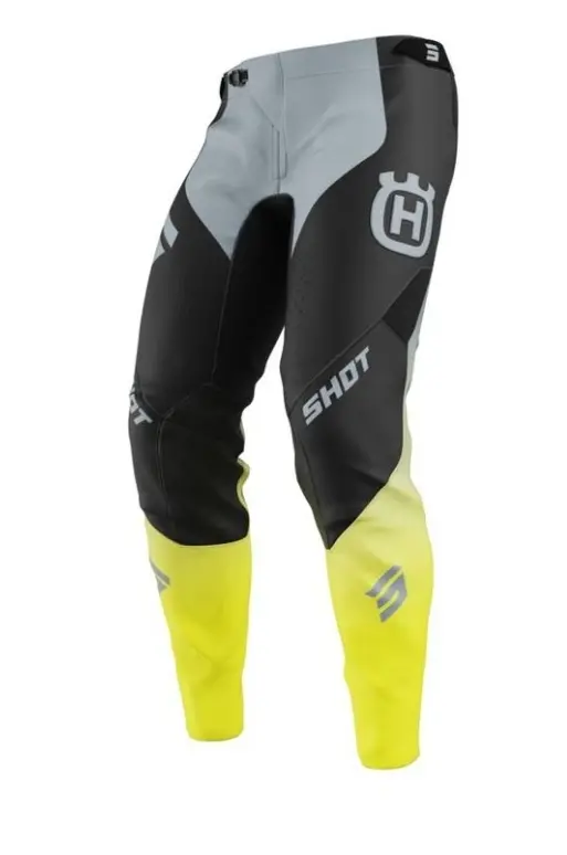 Pantalon SHOT AEROLITE HVA Noir/Gris/Jaune