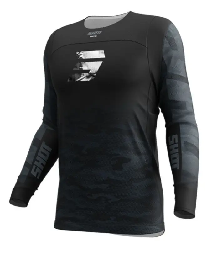 Maillot SHOT CONTACT TACTIC Black/Grey