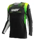 Maillot SHOT CONTACT APEX Néon Yellow