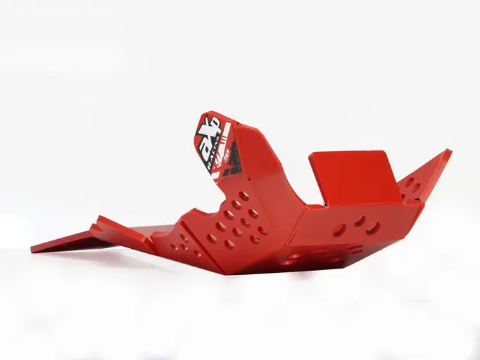 Sabot AXP HONDA 250/300 CRF/RX avec Protection Biellette 2022-2025 Rouge