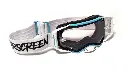 Masque AirScreen AERO 02 EX avec Ecran Ouvrant Blanc/Noir/Bleu