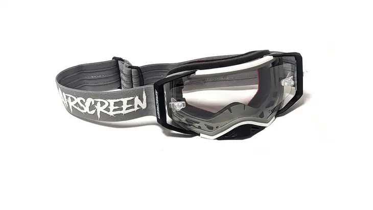 Masque AirScreen AERO 03 EX avec Ecran Ouvrant Gris/Blanc/Noir