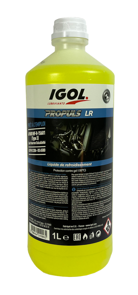 LIQUIDE REFROIDISSEMENT IGOL PROPULS LR