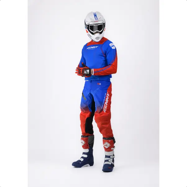 Tenue KENNY Titanium Bleu/Rouge 2025