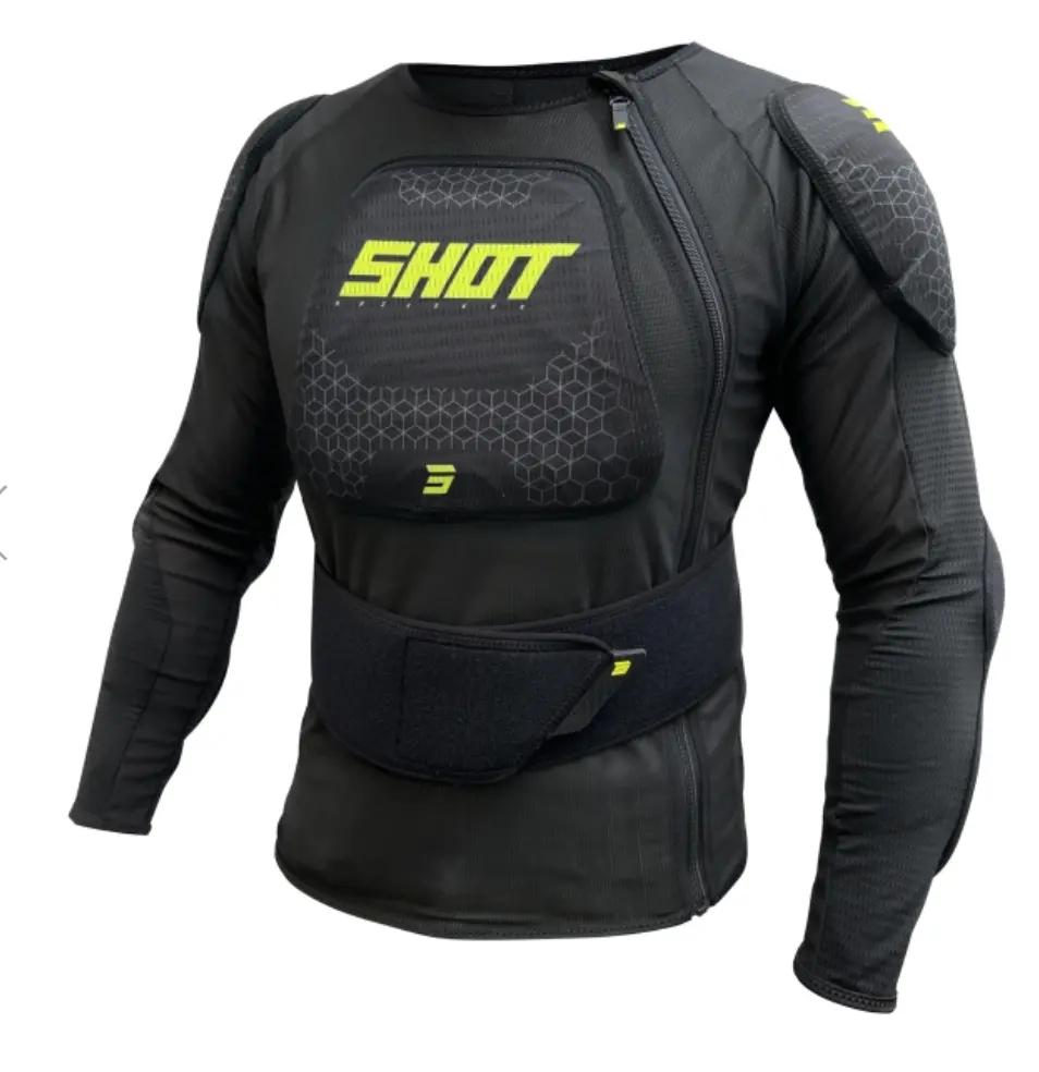 Gilet de Protection SHOT AIRLIGHT KID Black/Neon Yellow