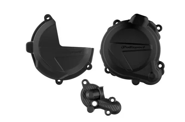 Protection Embrayage Démarreur et Pompe à Eau Noir POLISPORT BETA 350/390/430/480 RR-RR RACING Noir 2020-2024