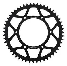 Couronne SUPERSPROX acier Noir KTM SXF 52 Dents 2023-2025