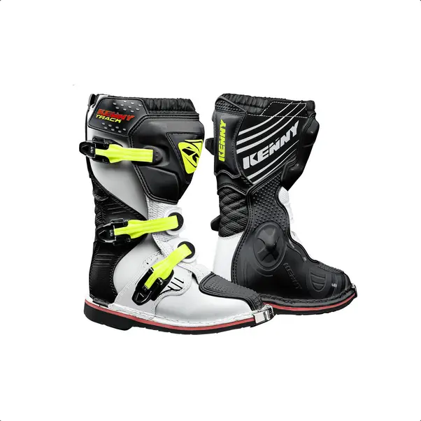 Bottes KENNY Track Junior White Black