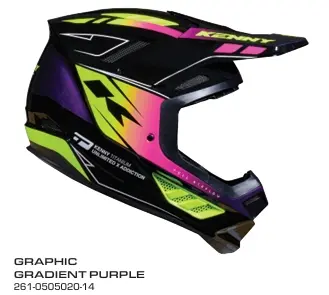 Casque KENNY Titanium Graphic Gradient Purple 2026 (XS 53/54cm)