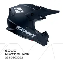 Casque KENNY Solid Matt Black 