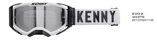 Masque KENNY Performance Evo2 White 2026