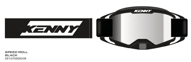 Masque KENNY Performance Speed Roll Black 2026