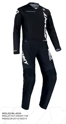 Tenue KENNY Performance Solid Black 2025