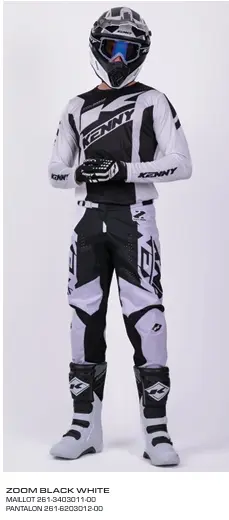 Tenue KENNY Track Zoom Black White 2026