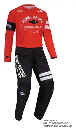 Tenue KENNY Track Dirt Red 2026
