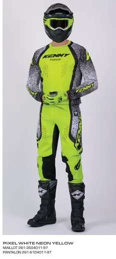 Tenue KENNY Force Pixel White Neon Yellow 2026