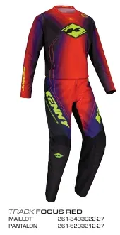 Tenue KENNY kid Track Focus Red 2026