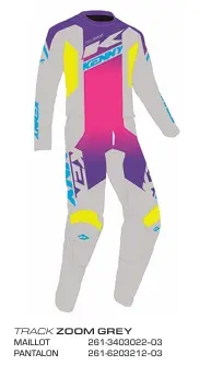 Tenue KENNY Track Zoom Grey 2026
