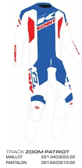 Tenue KENNY Track Zoom Patriot 2026