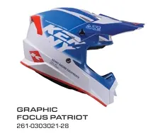 Casque KENNY Track Graphic Focus Patriot 2026