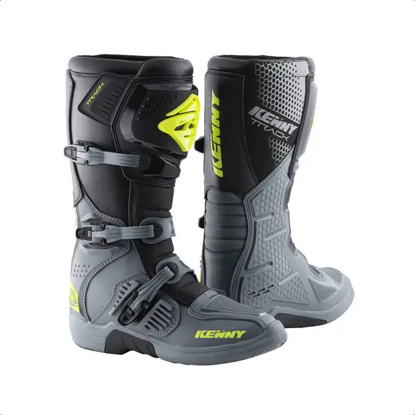 Bottes KENNY Track Grey Neon Yellow
