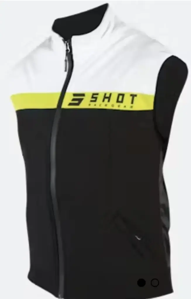 Veste Sans Manches SHOT TEAM Black Neon Yellow
