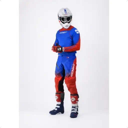 Tenue KENNY Titanium Bleu/Rouge 2025