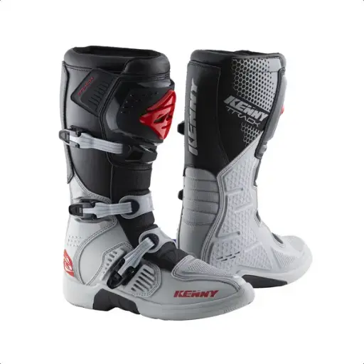 [221-7103010-4001] Bottes KENNY Track Grey Red