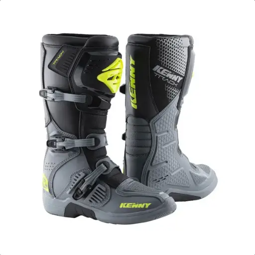 [221-7103010-4003] Bottes KENNY Track Grey Neon Yellow