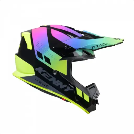 [251-0303021-5397] Casque KENNY Track Graphic Neon 2025