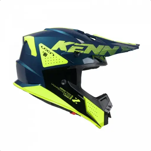 [251-0303021-5305] Casque KENNY Track Graphic Zoom Petrol 2025