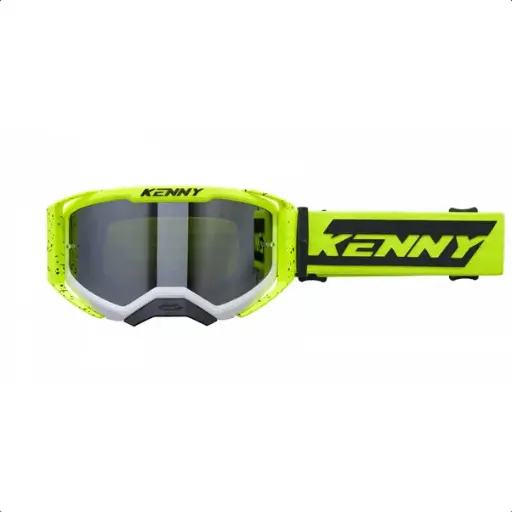 [251-0702011-97] Masque KENNY Performance EVO 2 Yellow White Splash 2025