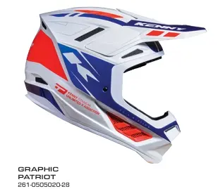Casque KENNY Titanium Graphic Patriot 2026