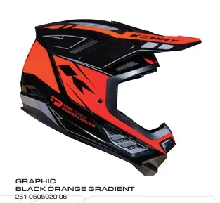 Casque KENNY Titanium Graphic Black Orange Gradient 2026