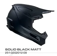 Casque KENNY Solid Black Matt 